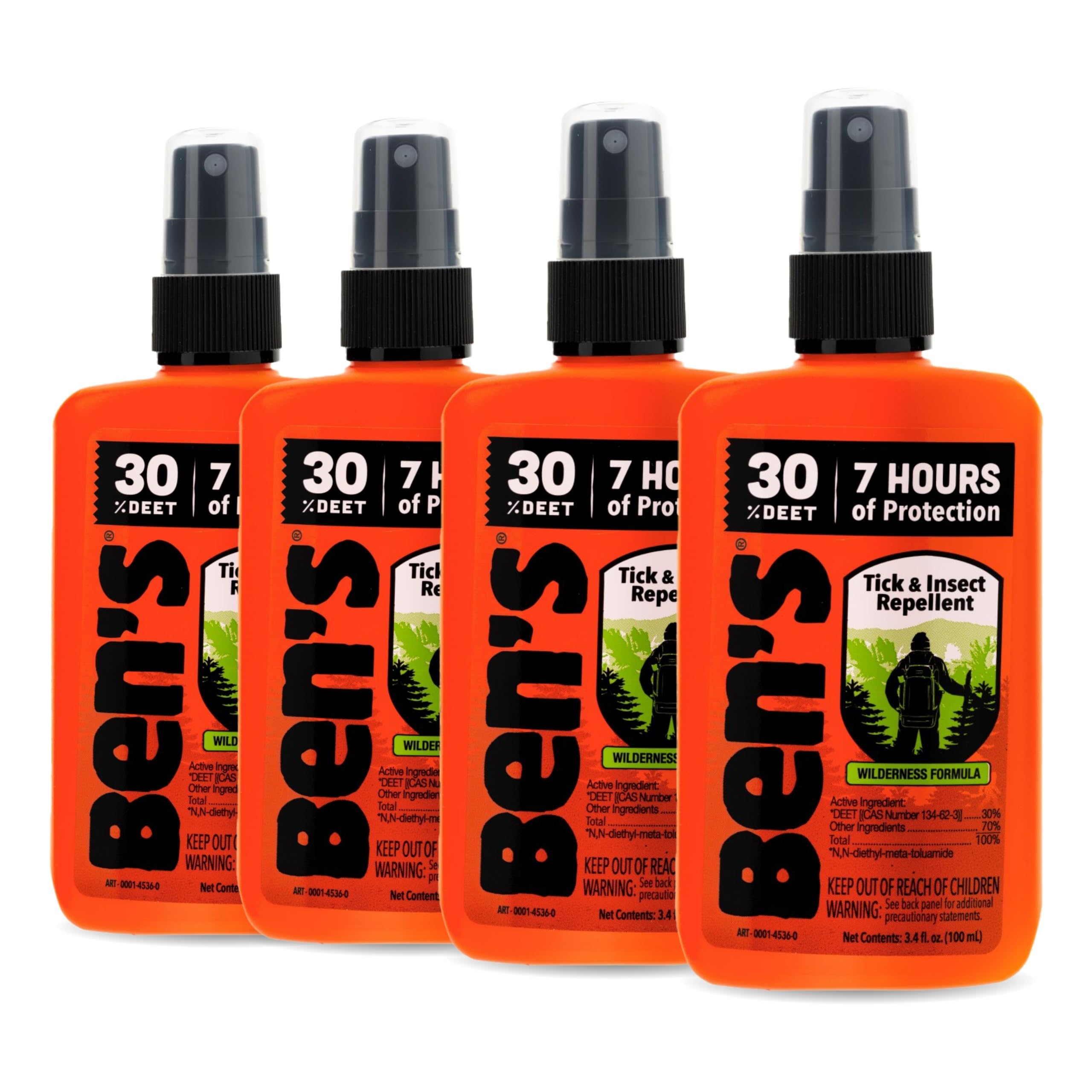 Ben's Tick & Insect Repellent travel-size bottle for outdoor protection.