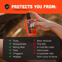 Ben's water-based formula reduces odor and residue on skin.