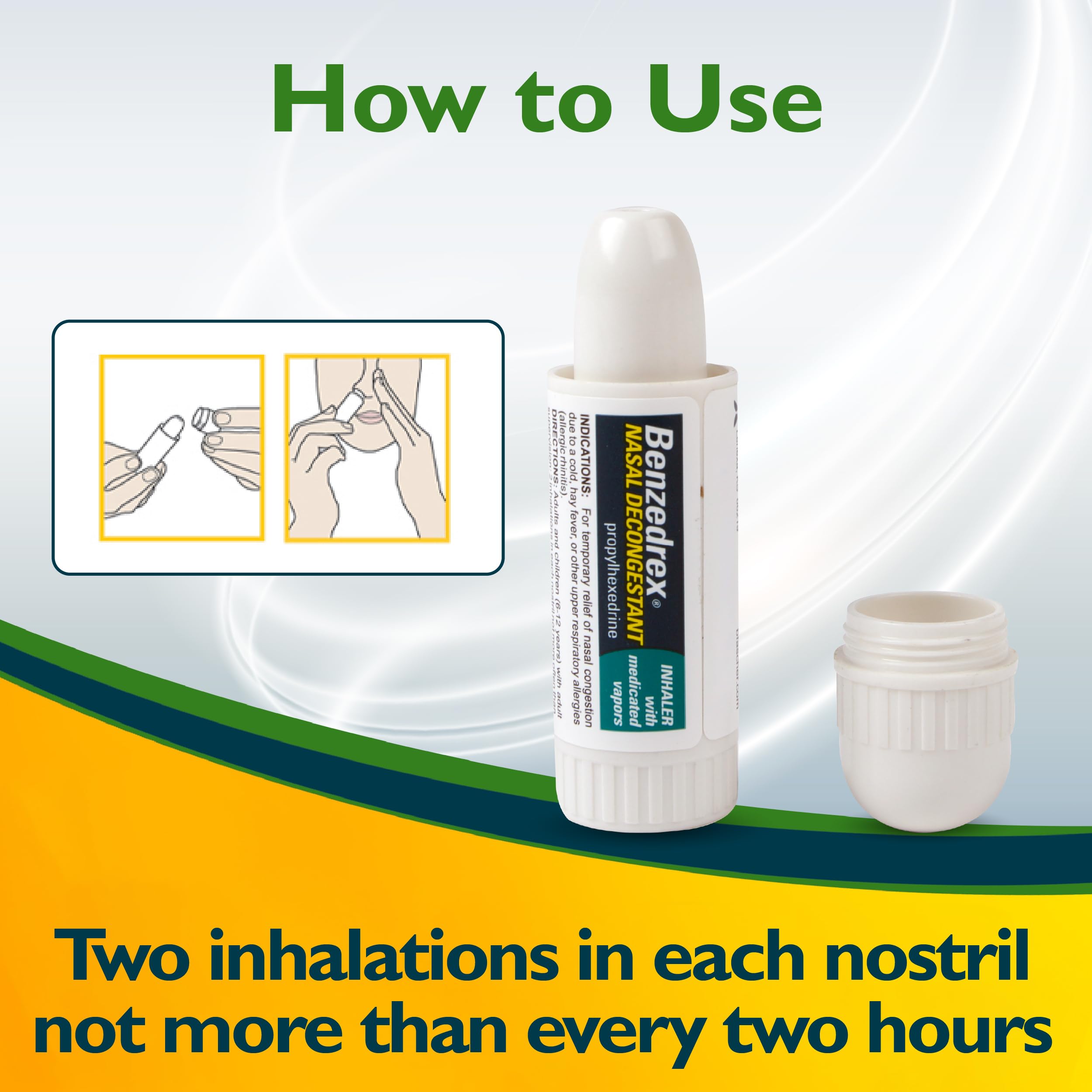 Benzedrex medicated-vapor-formula highlights soothing vapors.