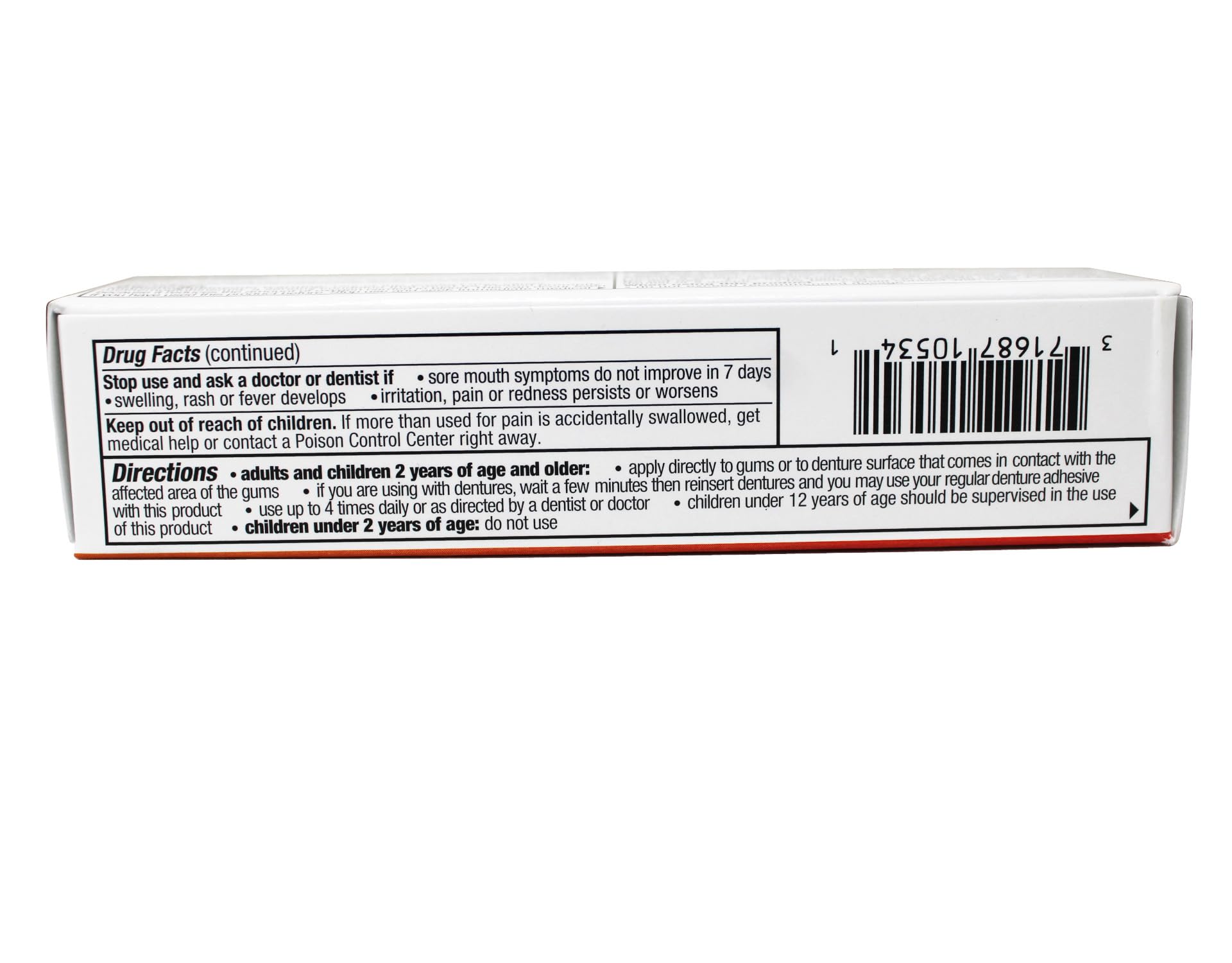 Benzodent denture comfort use image emphasizes gum cushioning.