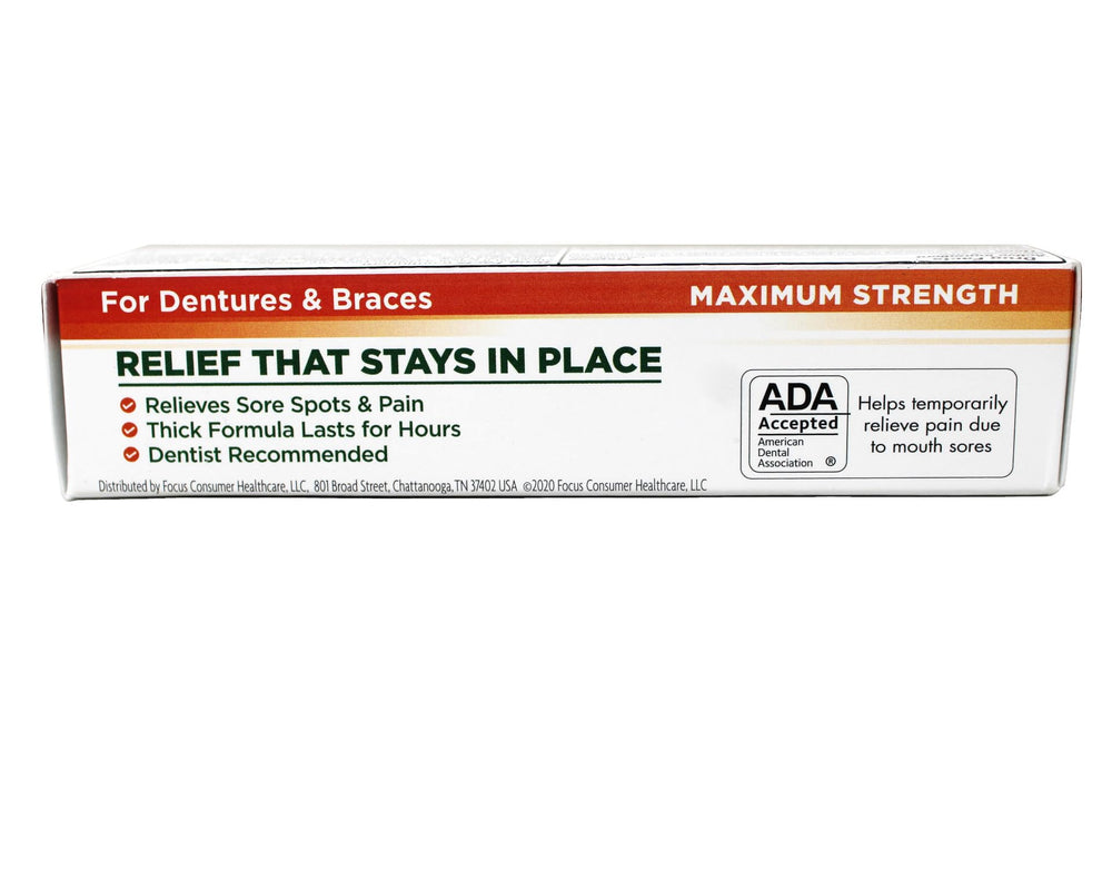 Benzodent gum cushion adhesion demonstrates staying power.