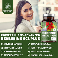 Close-up of Berberine Plus capsules showing strength and purity