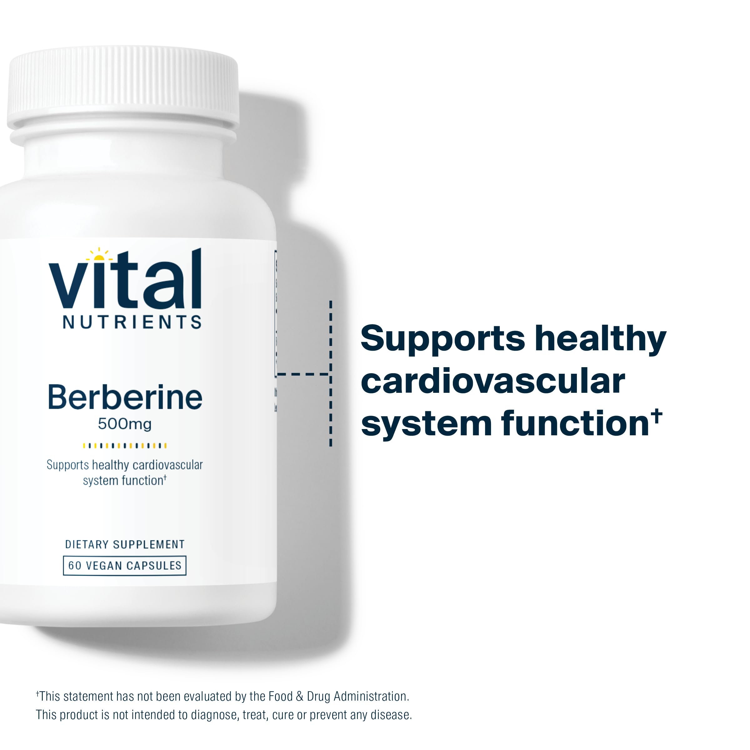 Berberine product label includes third-party laboratory testing certificate