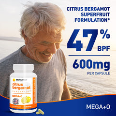 BergaMet capsules close-up showing easy-to-swallow daily use.