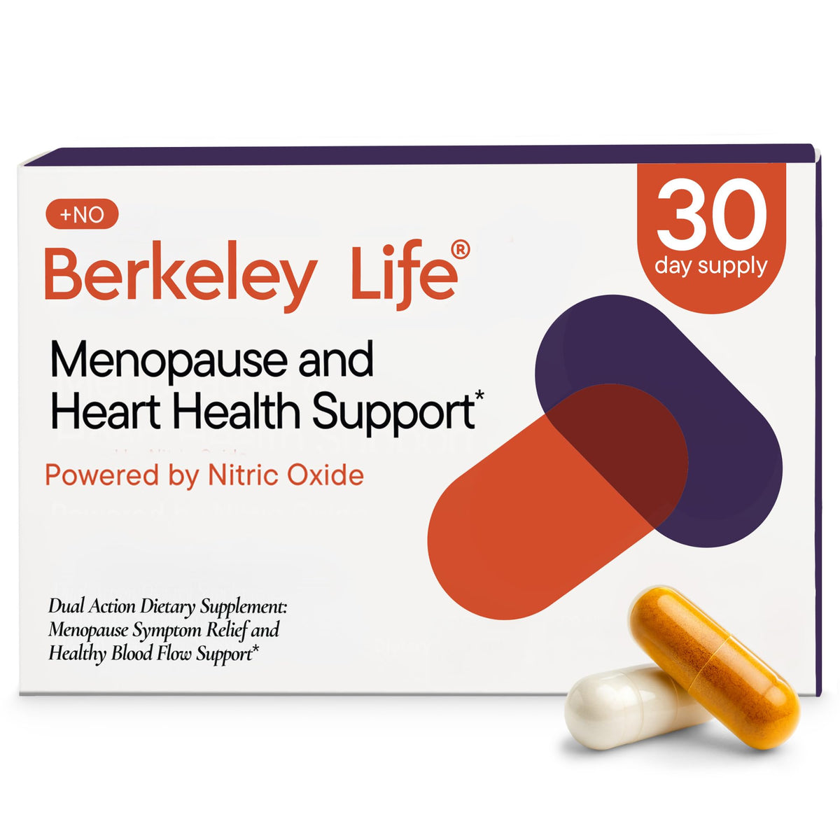 Berkeley Life menopause and heart health bottle for daily midlife wellness support