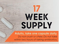 Berkley Jensen packaging logo close-up for trusted probiotic quality