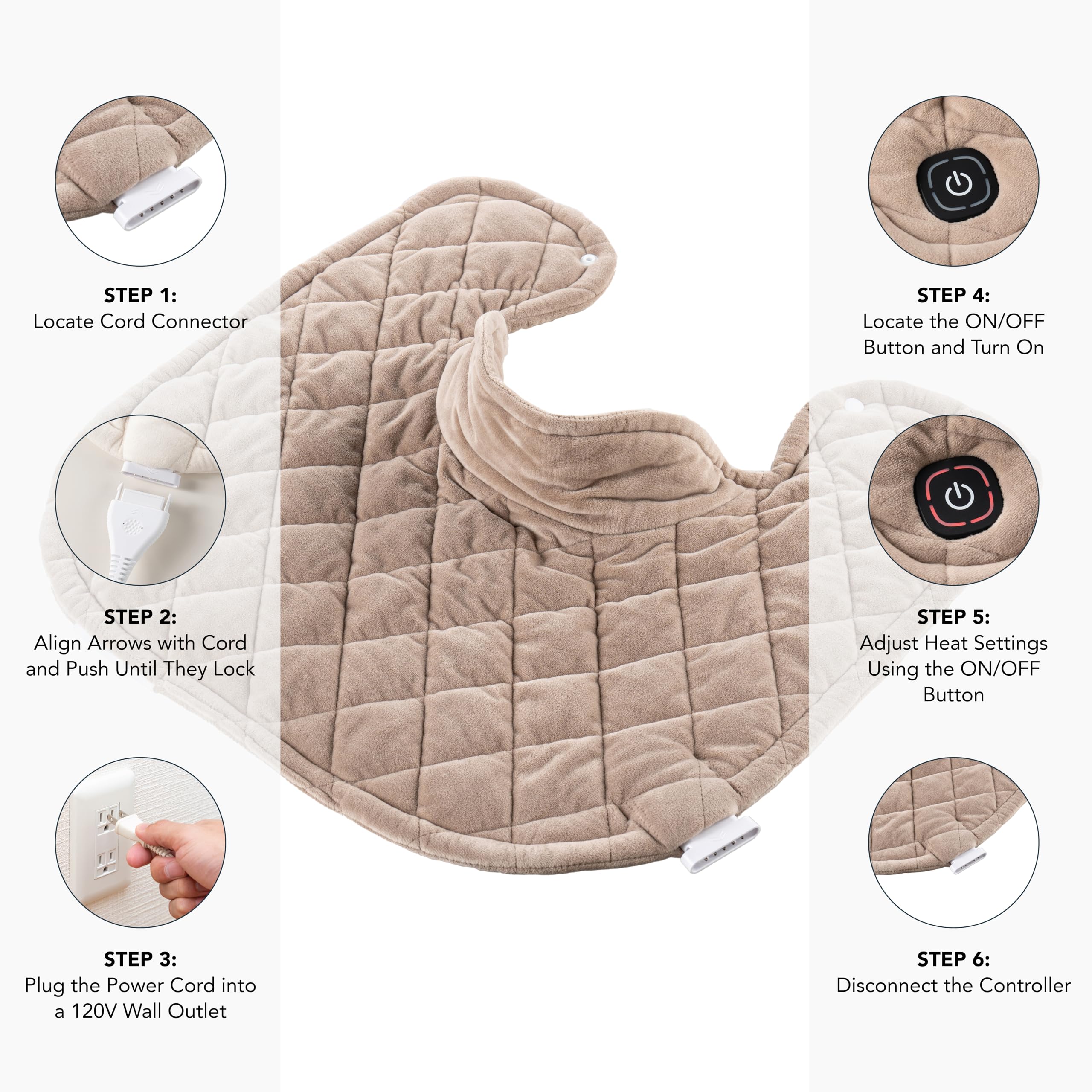 Berkshire Blanket pad with 2-hour auto shut-off for safe use