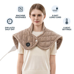 Berkshire Blanket heating pad in a cozy home setting for relaxation