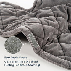 Berkshire Blanket weighted heating pad two-hour auto shut-off for safety.