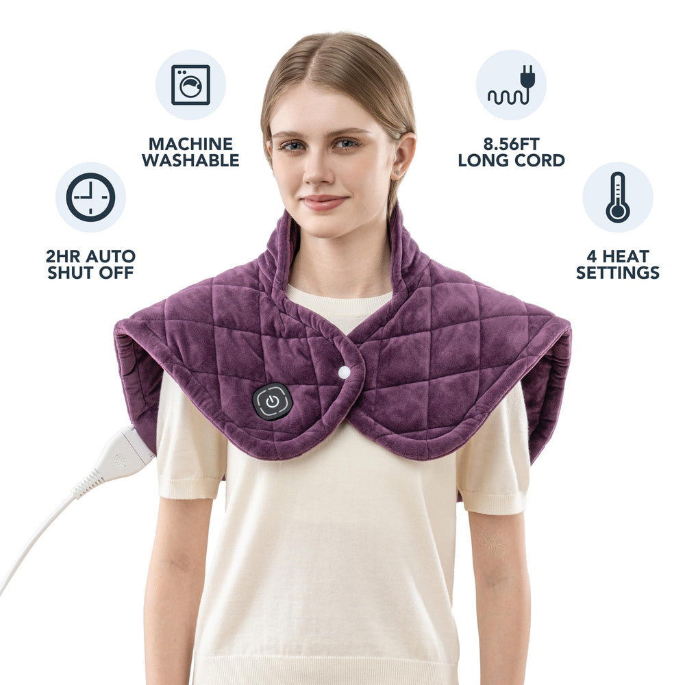 Berkshire Blanket weighted heating pad with auto shut-off feature