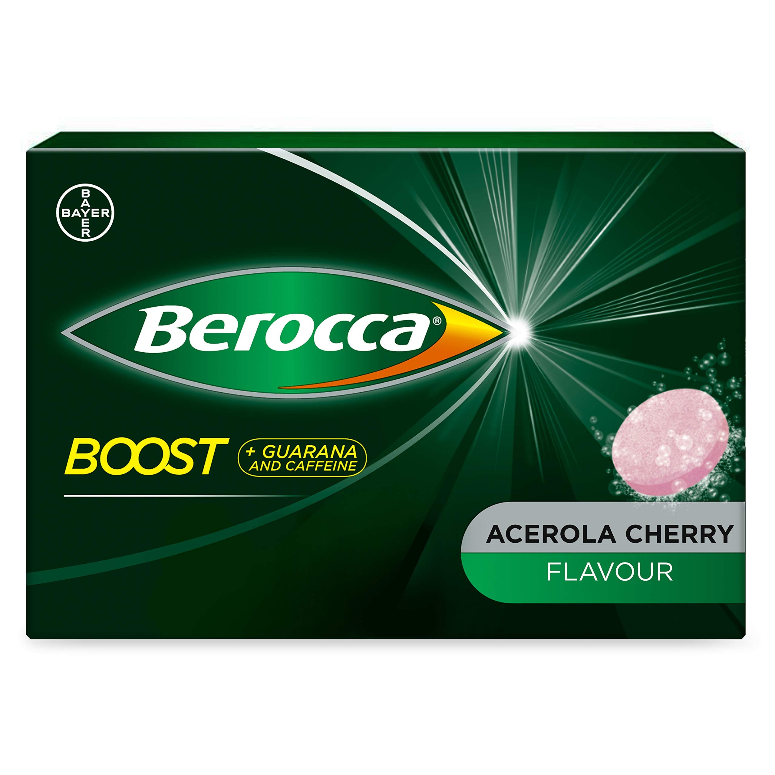 Berocca Boost tablets pack-20 visible for a quick energy boost during busy mornings.