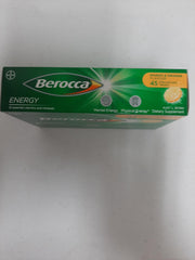 Berocca Energy 45-count tube packaging shown for easy daily use