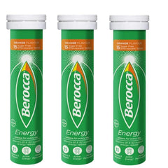 Berocca Orange bottle highlighted with Australian origin badge