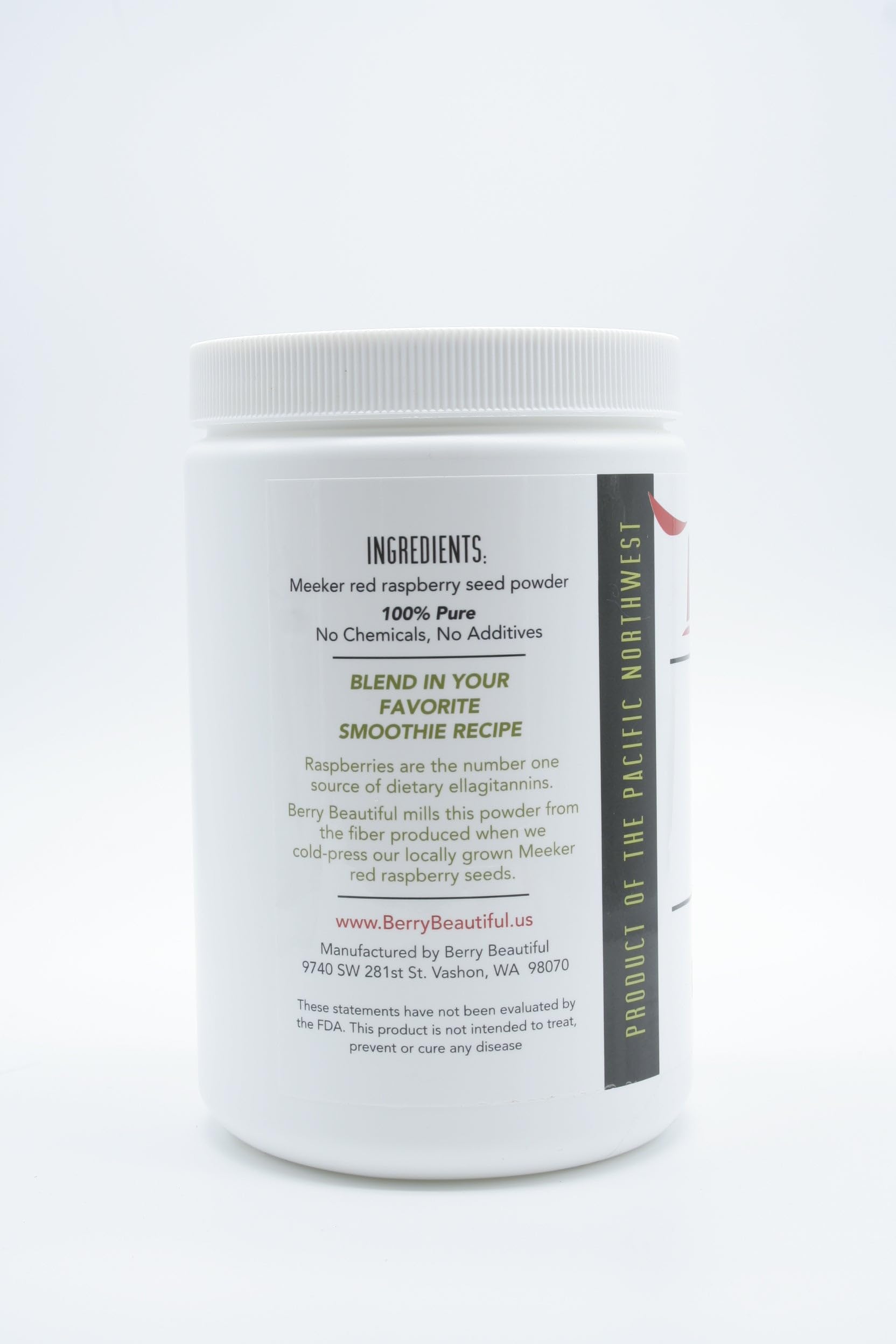 Berry Beautiful Meeker seed powder used in DIY skincare scrub