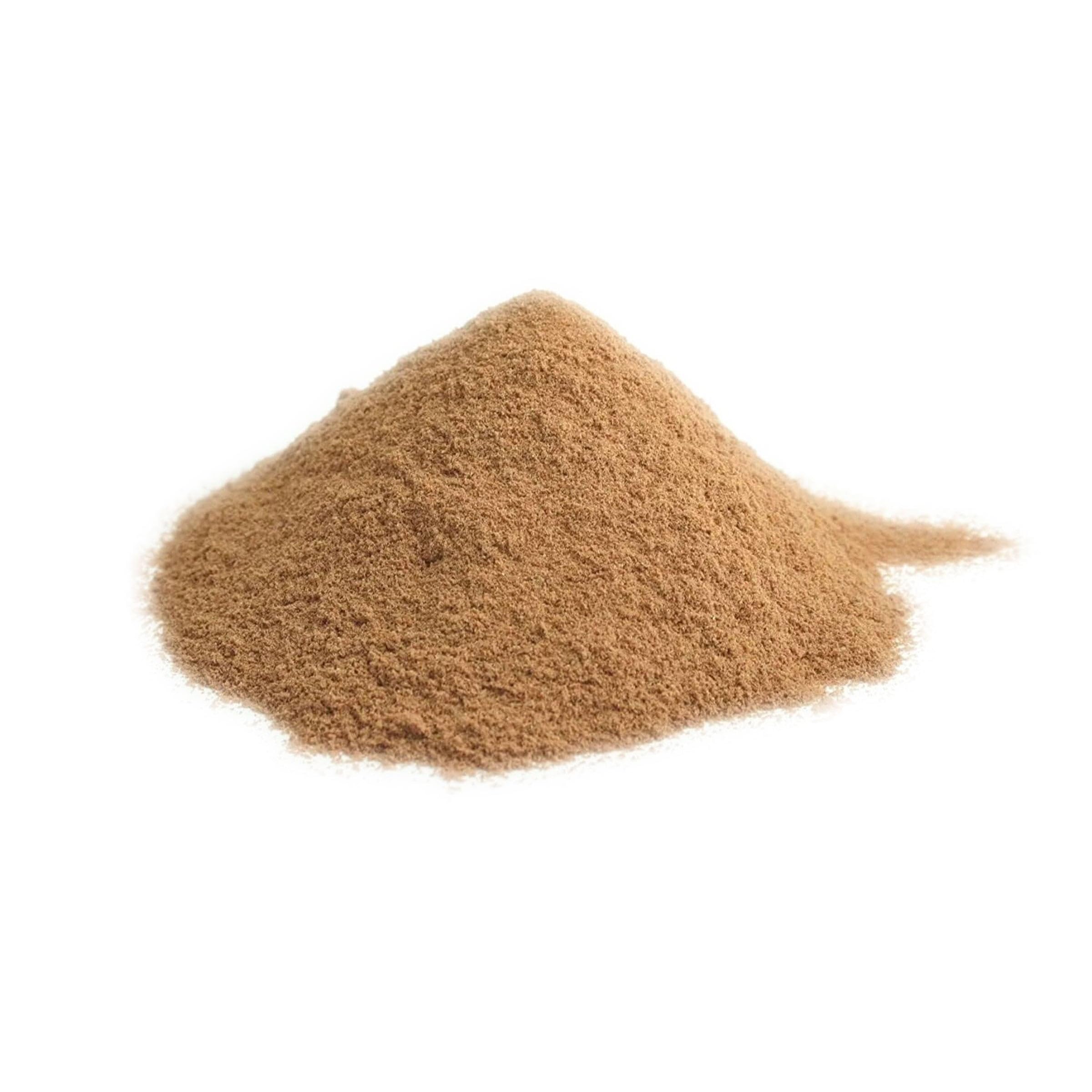 Berry Beautiful seed powder sprinkled on yogurt for texture and nutrition