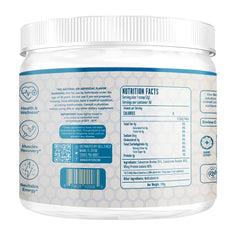 Berry Gen Colostrum Max serving beside glass of water.