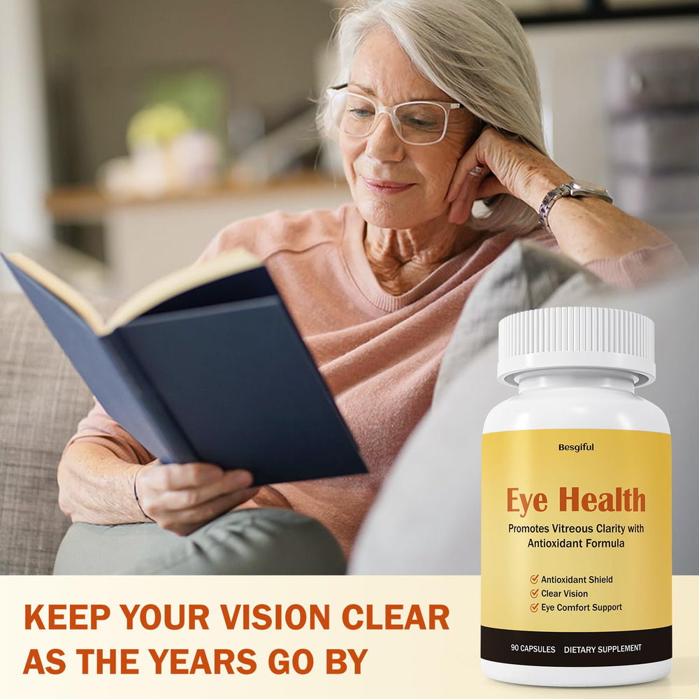 Besgiful Eye Supplement brand emblem signaling trusted vitreous health.