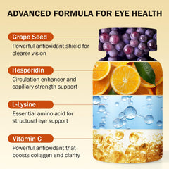 Besgiful Eye Supplement pour scene showing easy daily dosing.
