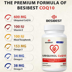 Besibest softgel capsules in bottle pouring for lifestyle use.