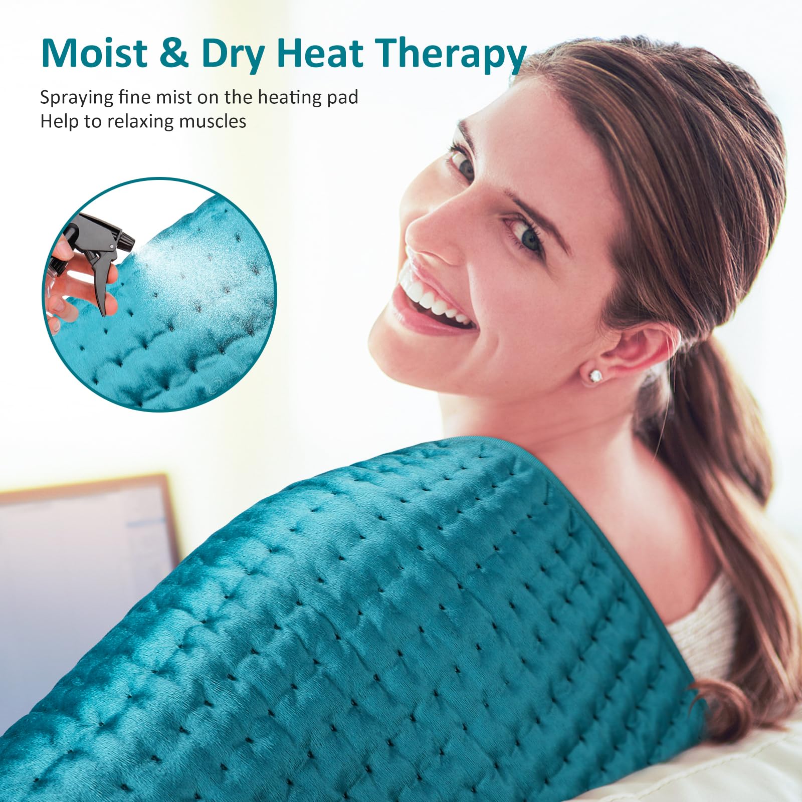BESIGILA heating pad for knee and leg support with versatile heat
