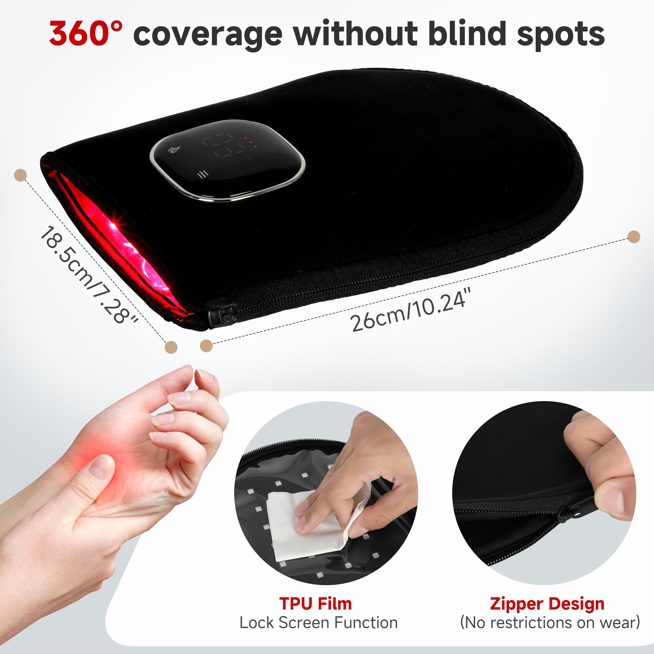 Besilo features a 3000mAh battery with Type-C charging for cordless use.