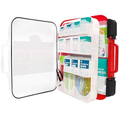 Be Smart Get Prepared First Aid Kit interior with organized compartments for fast access