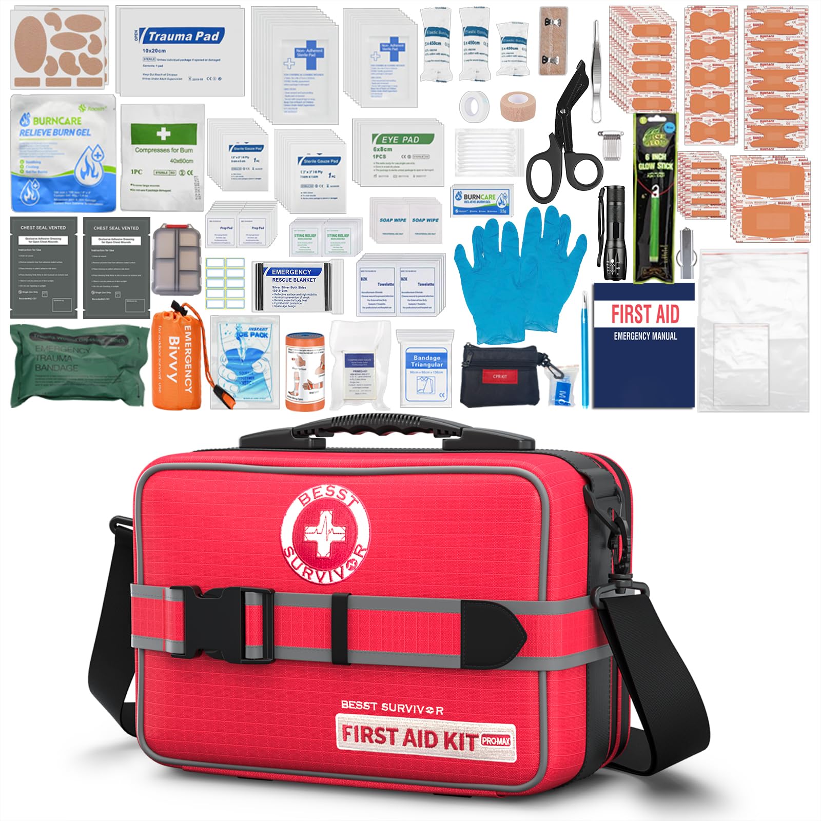 Besst Survivor 401-piece kit chest seals enable rapid wound sealing in emergencies