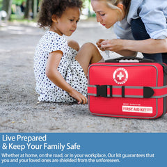 Besst Survivor 401-piece kit shockproof inner lining protects contents during transport