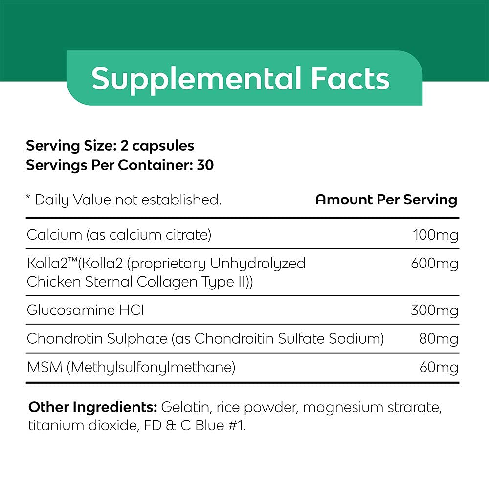 Serving scoop beside Bone Essense bottle suggests easy daily dosage for users.