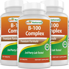 Best Naturals B-100 Complex bottle with 360 tablets for daily use
