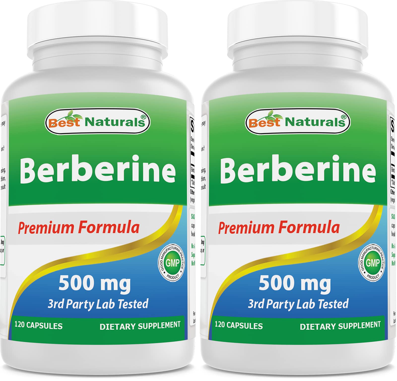 Best Naturals Berberine bottle with 500 mg capsules for daily wellness