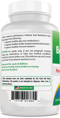 Best Naturals Berberine Plus capsules in blister pack for convenience.