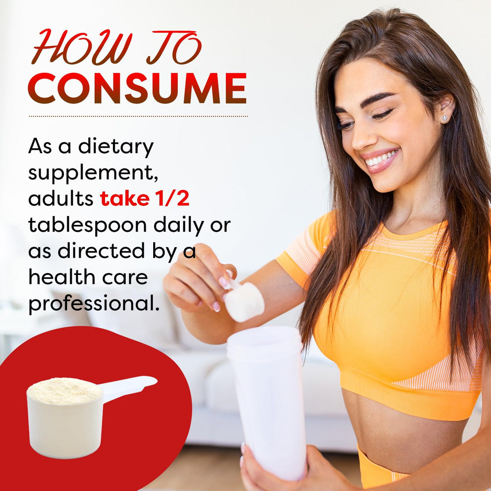 Pouring Best Naturals Betaine Anhydrous powder from bottle for daily use