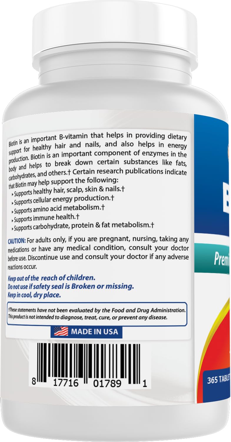 Best Naturals Biotin daily-use image, ready for morning or evening routine.