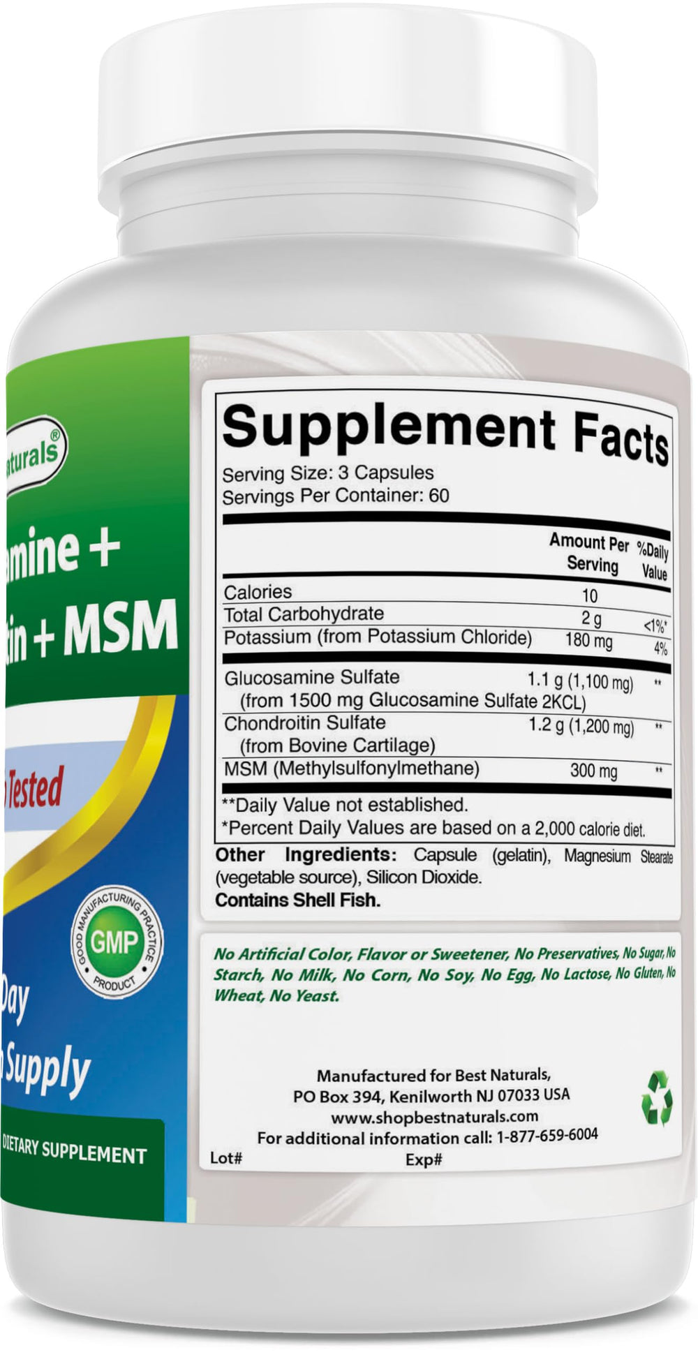 Best Naturals FDA facility seal indicating safety and quality standards