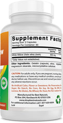 Best Naturals GMP-certified seal close-up beside bottle ensuring quality standards.