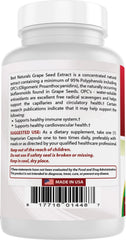 Best Naturals Grapeseed Extract bottle highlighting USA-made and GMP compliance.
