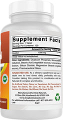Best Naturals Inositol 1000 mg gluten-free icon signals allergen-free.