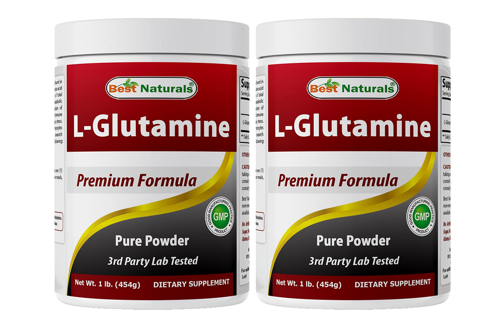 Best Naturals L-Glutamine Powder bottle ready for daily supplementation