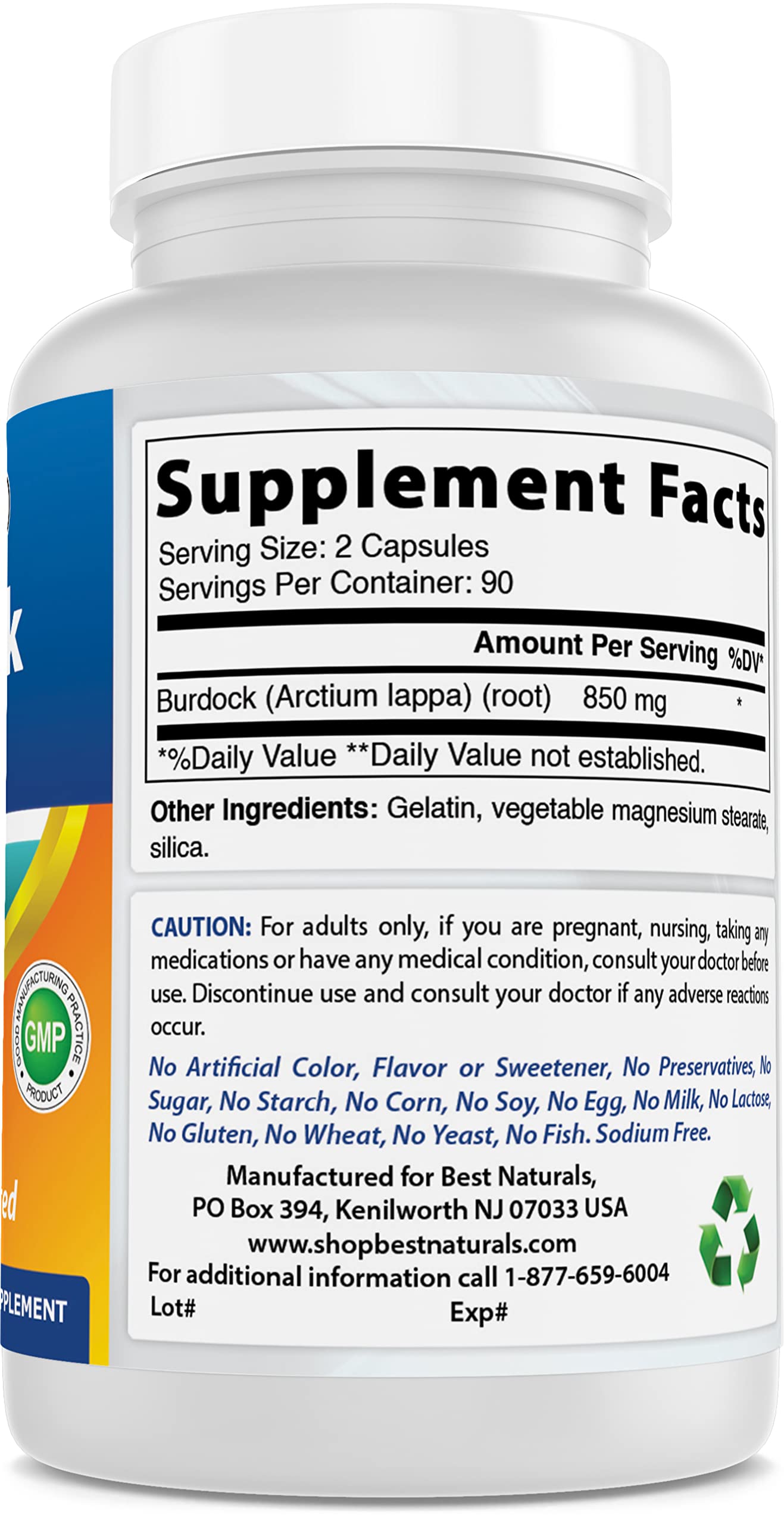 Best Naturals lab tested seal communicates purity and quality assurance.