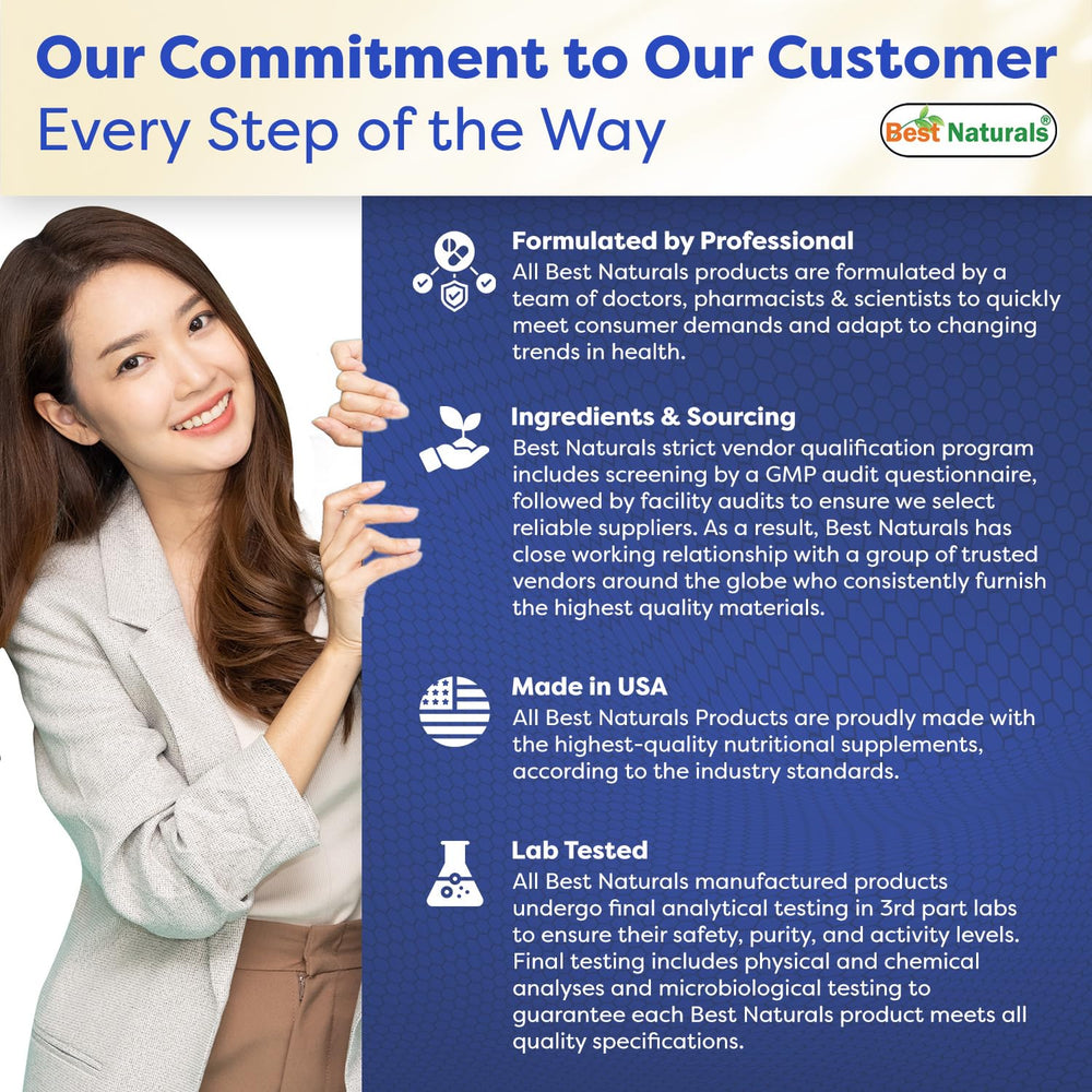 Best Naturals made in USA facility ensures trusted manufacturing standards