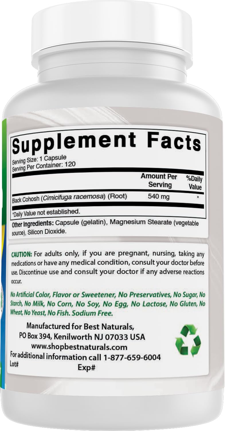 Best Naturals made in USA facility, GMP compliant manufacturing for quality assurance.