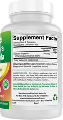 Made in USA facility badge on Best Naturals bottle.