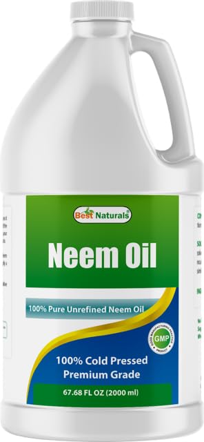Best Naturals Neem Oil bottle pour shows pure cold-pressed oil for versatile use.