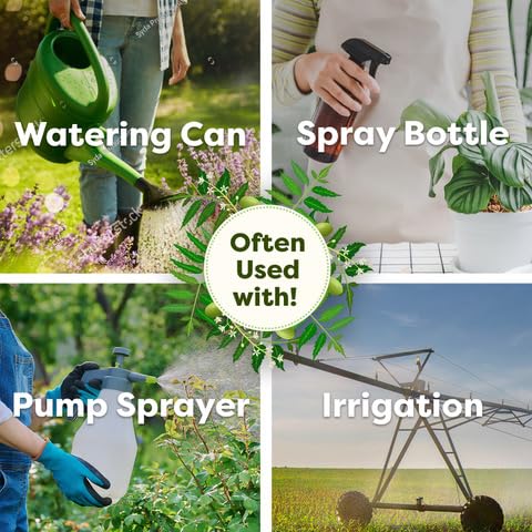 Best Naturals Neem Oil garden application demonstrates plant care versatility.