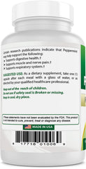 Best Naturals Peppermint Oil made in USA seal signals quality.