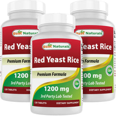 Best Naturals Red Yeast Rice bottle displayed for daily supplement routine