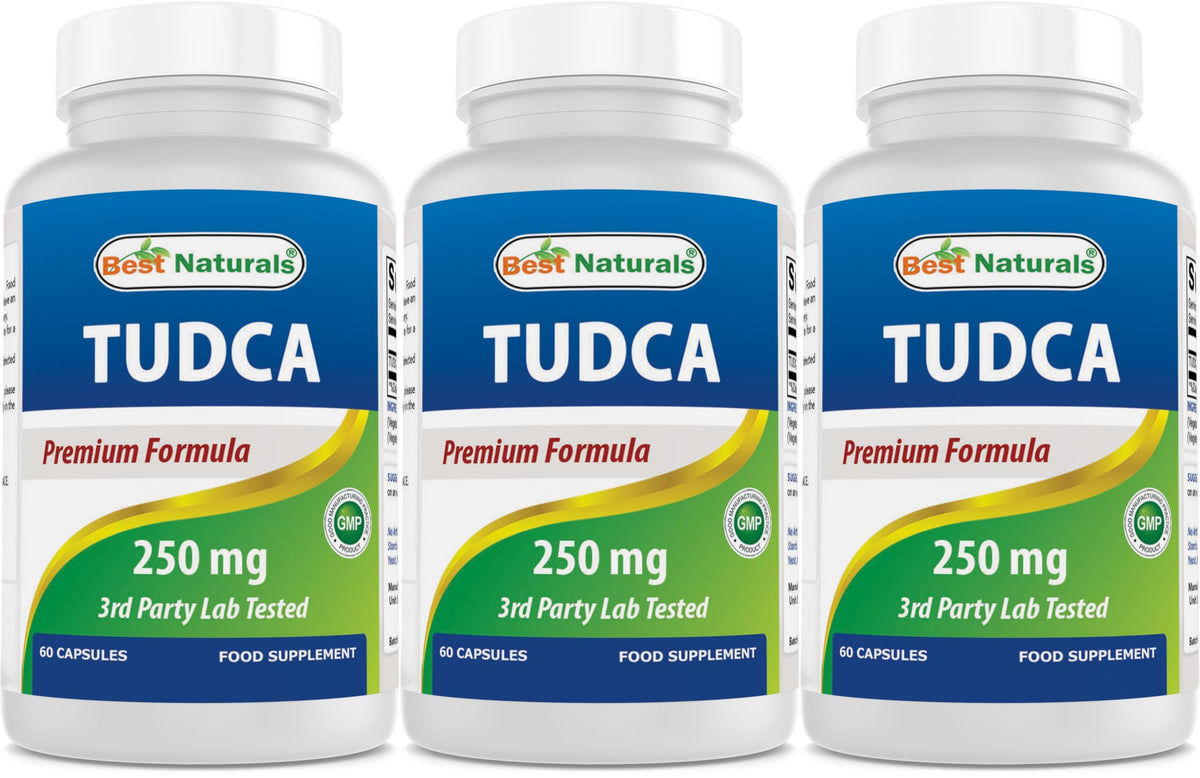 Best Naturals Tudca 250mg bottle front view for daily wellness support