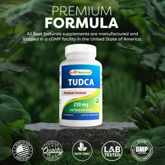 Best Naturals Tudca 250mg manufactured in USA in GMP facility