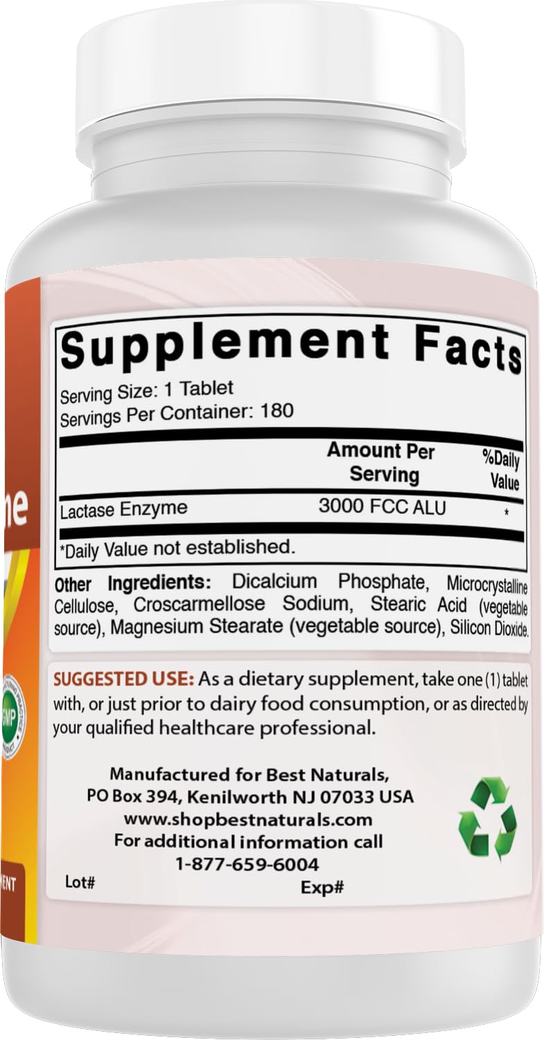 Best Naturals tablets shown, third-party lab tested for purity and quality